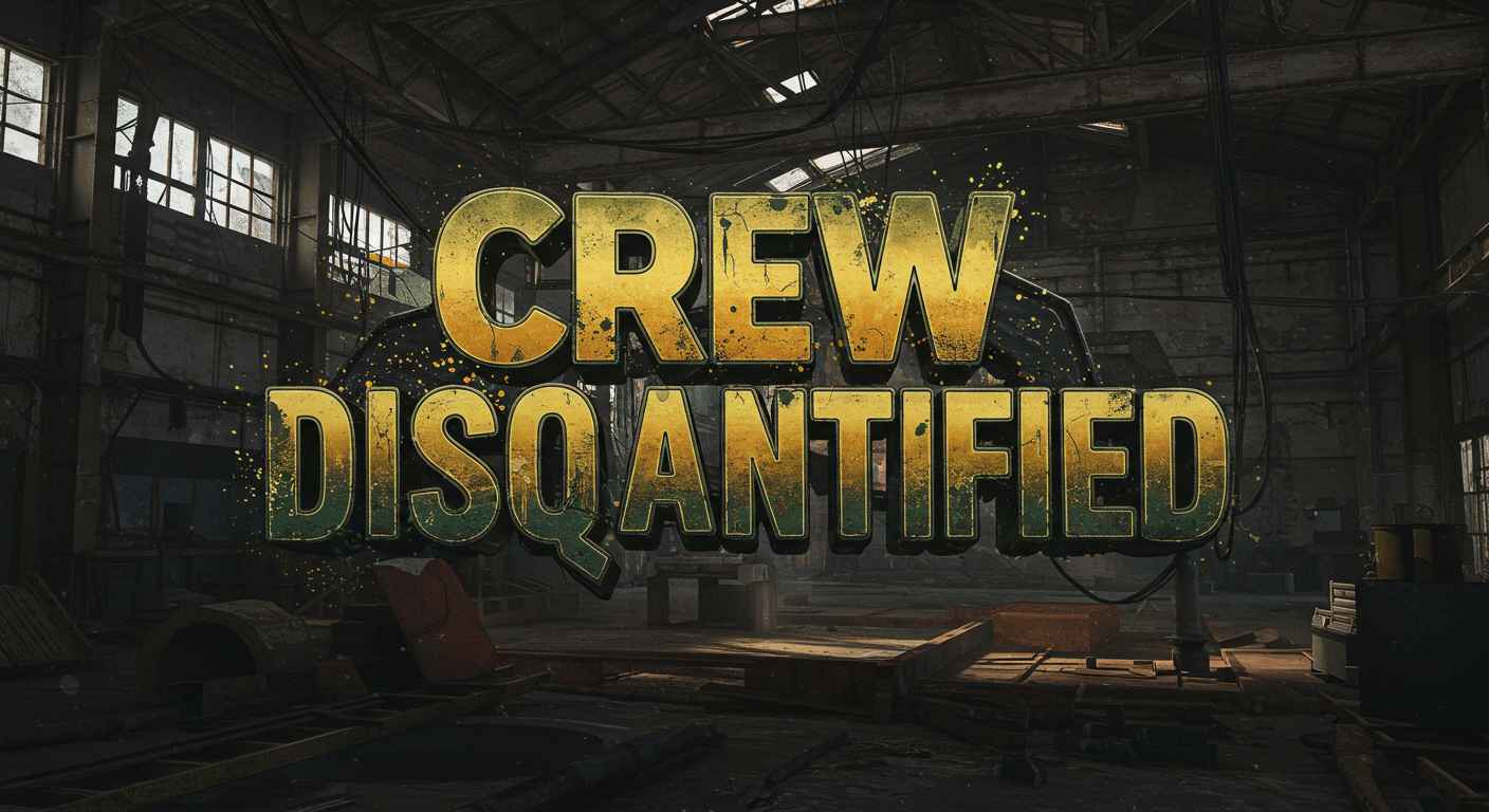 Crew Disquantified