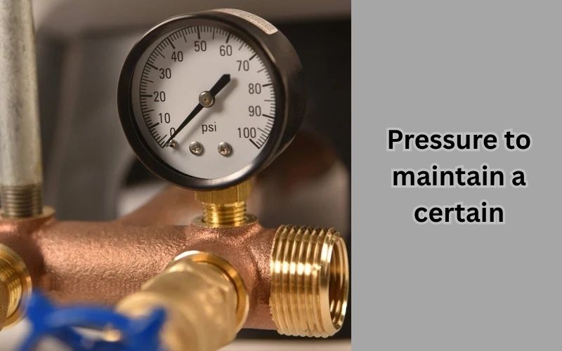Pressure to maintain a certain